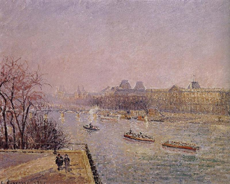 Camille Pissarro early in the Louvre Spain oil painting art